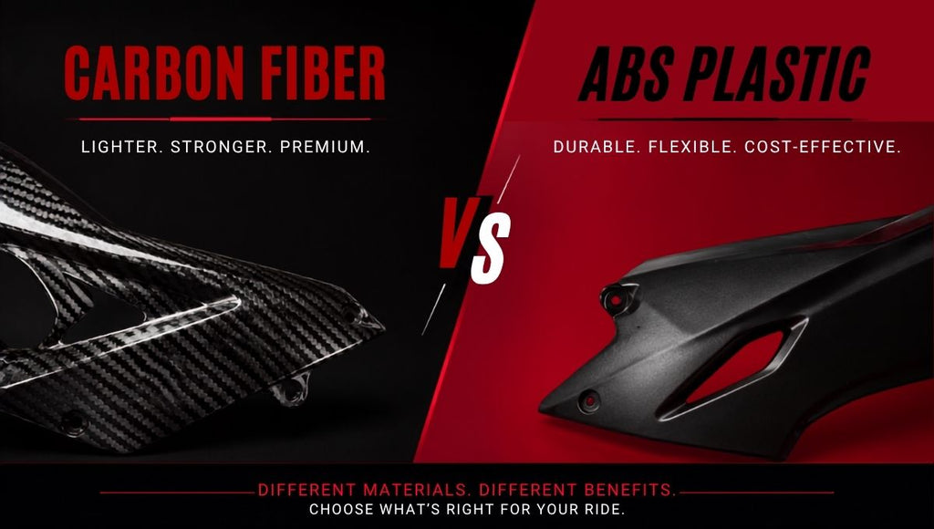 Carbon Fiber vs ABS Plastic: A Complete Comparison for Motorcycle Parts
