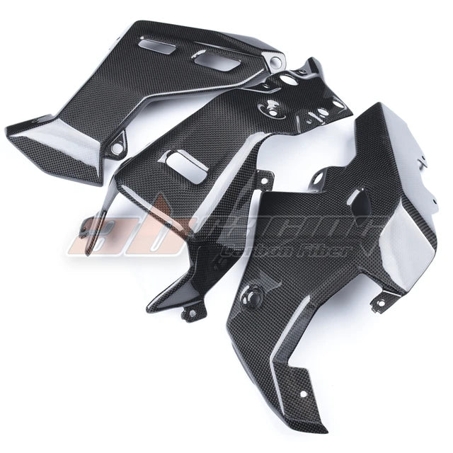 Belly Panel Lower Side Fairings Cover For Ducati Multistrada 1200 2017-2019 Full Carbon Fiber 100%