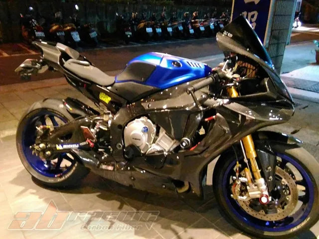 Side Panels Fairing For Yamaha R1 2015 2016 2017 2018 Full Carbon Fiber, 100% Twill