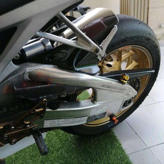 Carbon Fiber Rear Chain Guard Mud Cover Panel  Carbon Fiber Fairing Cowl - Rear