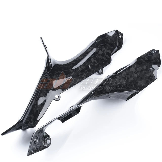 Dash Board Lower Side Fairings Side Panels Protective Covers Cowlings For Kawasaki H2SX 2022 -2023 Full Forged Carbon Fiber