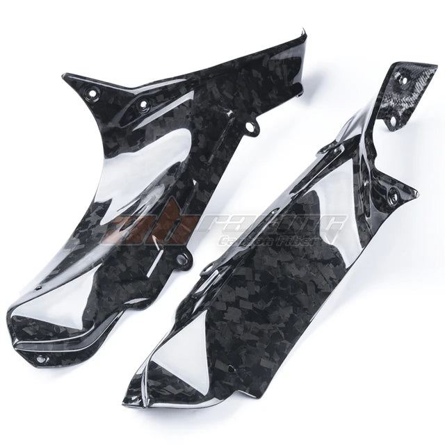 Dash Board Lower Side Fairings Side Panels Protective Covers Cowlings For Kawasaki H2SX 2022 -2023 Full Forged Carbon Fiber