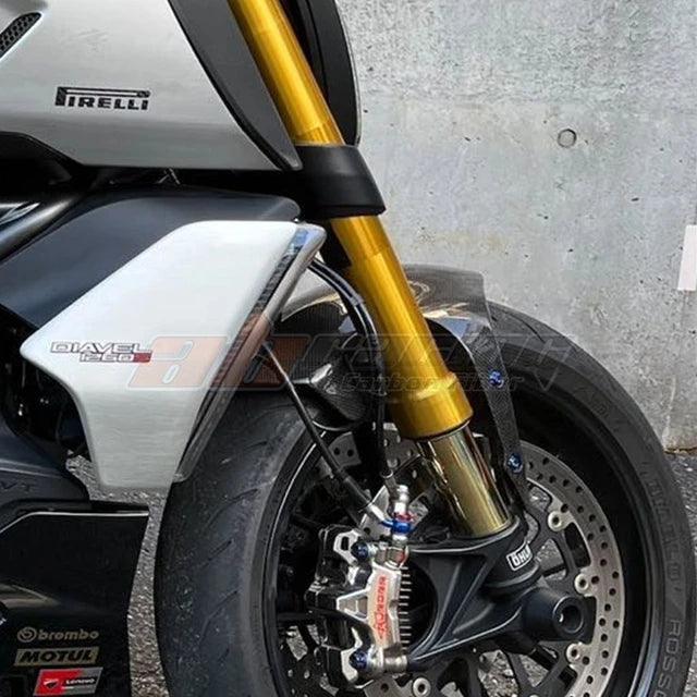 Front Fender Hugger Mudguard Cover For Ducati Diavel 2011-2016 Full Carbon Fiber 100% -  -
