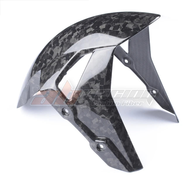Front Fender Hugger Tire Mudguard Cover Fairing For BMW S1000RR 2019 2023 S1000R 2014+ S1000XR 2016+ Forged Carbon Fiber 100%