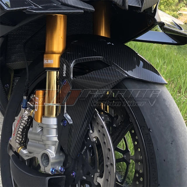 Front Fender Tire Mudguard Cover Hugger For Bmw S1000rr 2019-2020 Carbon Fiber
