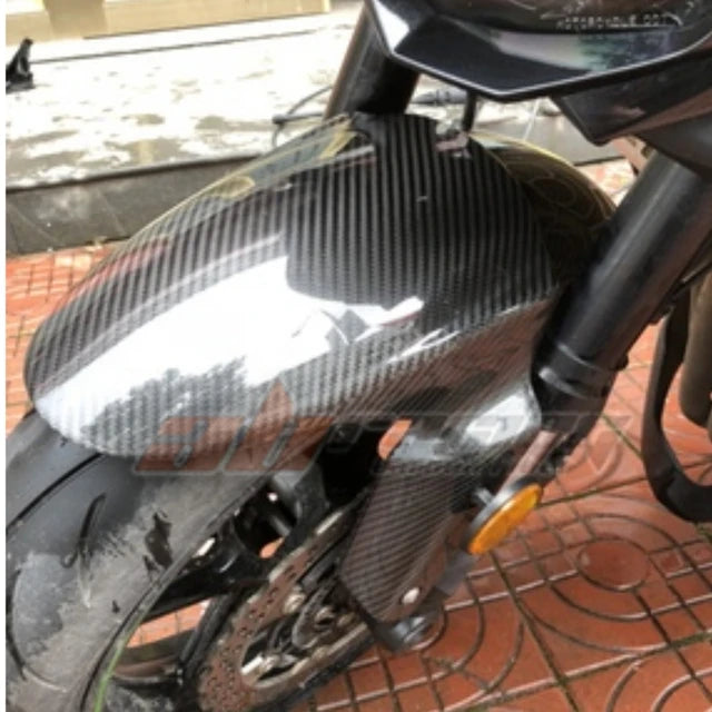 Front Fender Hugger Tire Mudguard Cover For Kawasaki H2 H2r Zx10r 2016-2021 Full Carbon Fiber 100% Twill