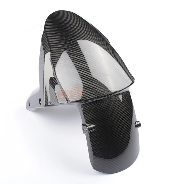 Front Fender Hugger Tire Mudguard Cover For Kawasaki H2 H2r Zx10r 2016-2021 Full Carbon Fiber 100% Twill