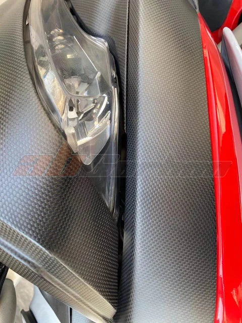 Front Head Air Duct Fairing Cover Upper Side Panels For Ducati Multistrada 950 1260 1290 2017+ Full Carbon Fiber 100%