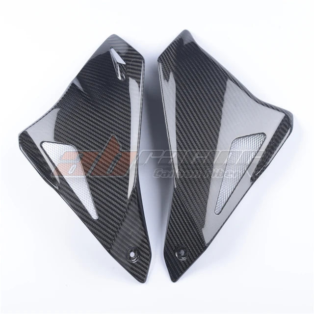 Front Side Engine Cover Panel Fairing Cowling For Yamaha Fz10 Mt10 2016-2021 Full Carbon Fiber 100%