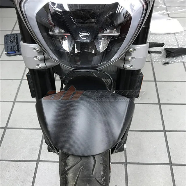 Front Tire Fender Mudguard Fairing Hugger For Ducati XDiavel 2016 2021 Full Carbon Fiber 100%fender mudguardfront fairingducati fairing -