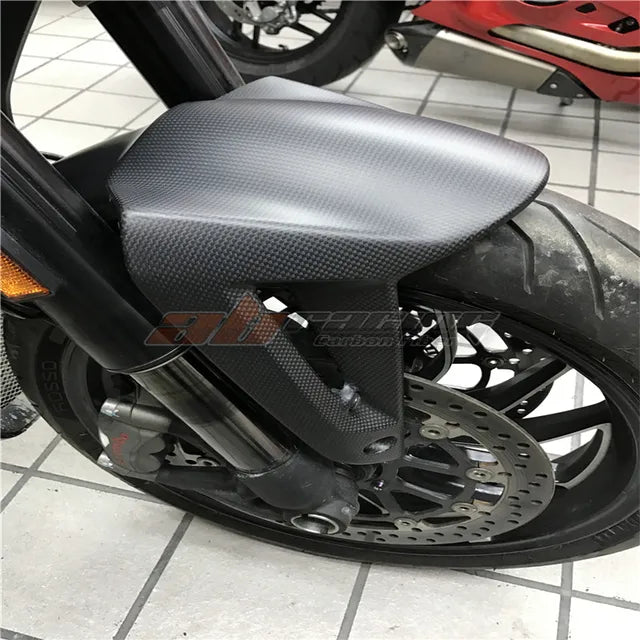 Front Tire Fender Mudguard Fairing Hugger For Ducati XDiavel 2016 2021 Full Carbon Fiber 100%fender mudguardfront fairingducati fairing -