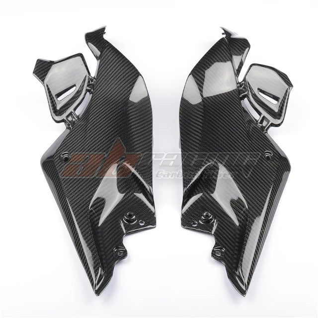 Gas Tank Side Knee Cover Panel Fairing Cowl For Bmw R1200r 2015-2018 Full Carbon Fiber 100%