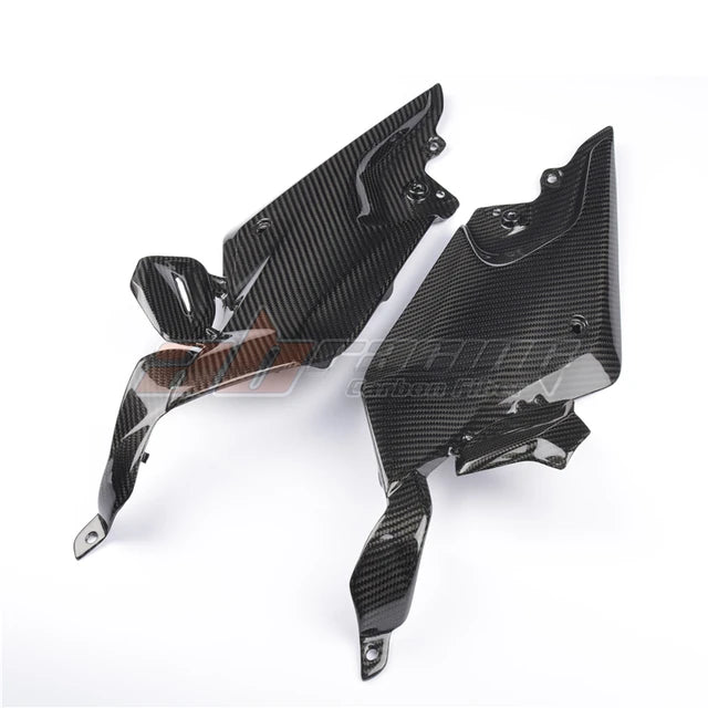 Gas Tank Side Knee Cover Panel Fairing Cowl For Bmw R1200r 2015-2018 Full Carbon Fiber 100%