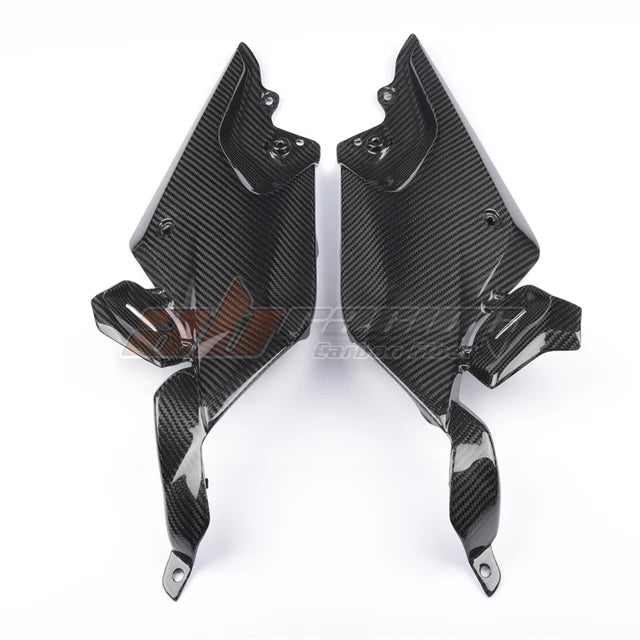 Gas Tank Side Knee Cover Panel Fairing Cowl For Bmw R1200r 2015-2018 Full Carbon Fiber 100%