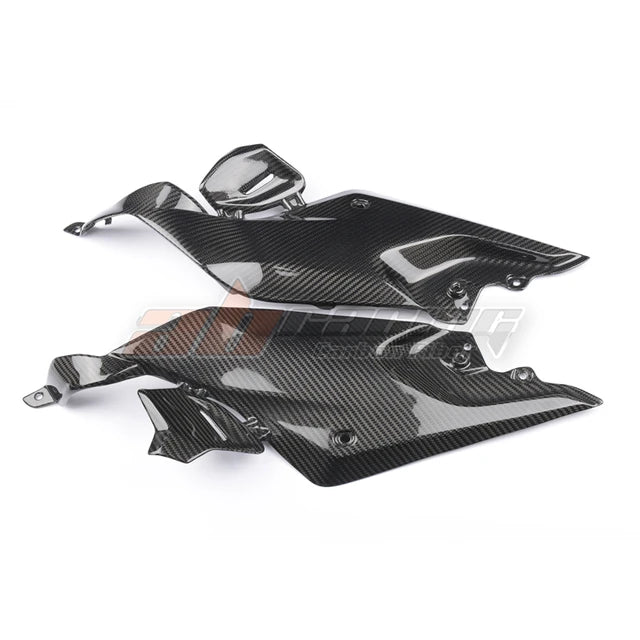 Gas Tank Side Knee Cover Panel Fairing Cowl For Bmw R1200r 2015-2018 Full Carbon Fiber 100%