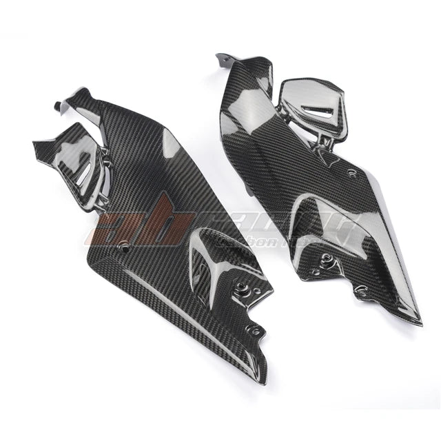 Gas Tank Side Knee Cover Panel Fairing Cowl For Bmw R1200r 2015-2018 Full Carbon Fiber 100%