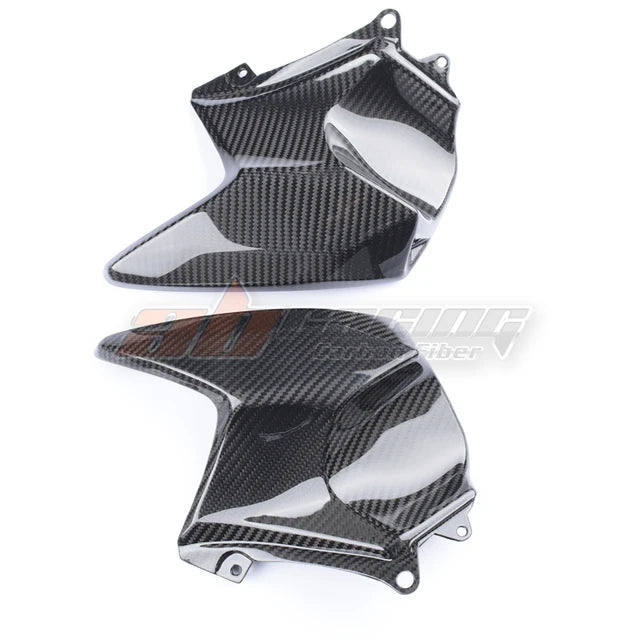 Gas Tank Side Panles Cover Trim Fairings Cowl For Kawasaki H2 SX 2018 2022 Full Carbon Fiber 100%