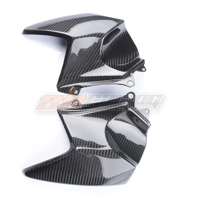 Gas Tank Side Panles Cover Trim Fairings Cowl For Kawasaki H2 SX 2018 2022 Full Carbon Fiber 100%