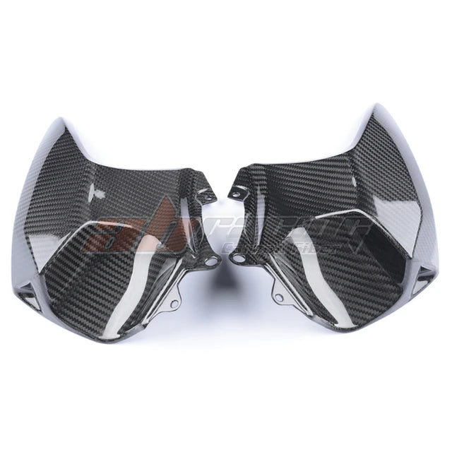 Gas Tank Side Panles Cover Trim Fairings Cowl For Kawasaki H2 SX 2018 2022 Full Carbon Fiber 100%