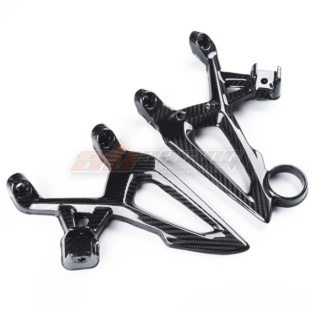Heel Plates Cover Cowlings For BMW S1000 R 2019 2023 M1000R 2023 On Full Carbon Fiber 100%