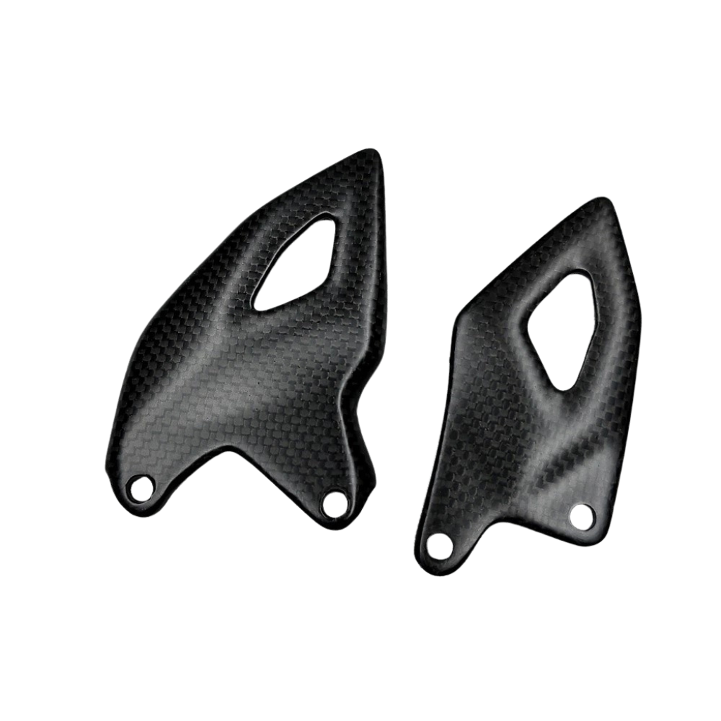 Carbon Fiber Heel Plate Guards for Ducati Panigale V4 V4S (2025)