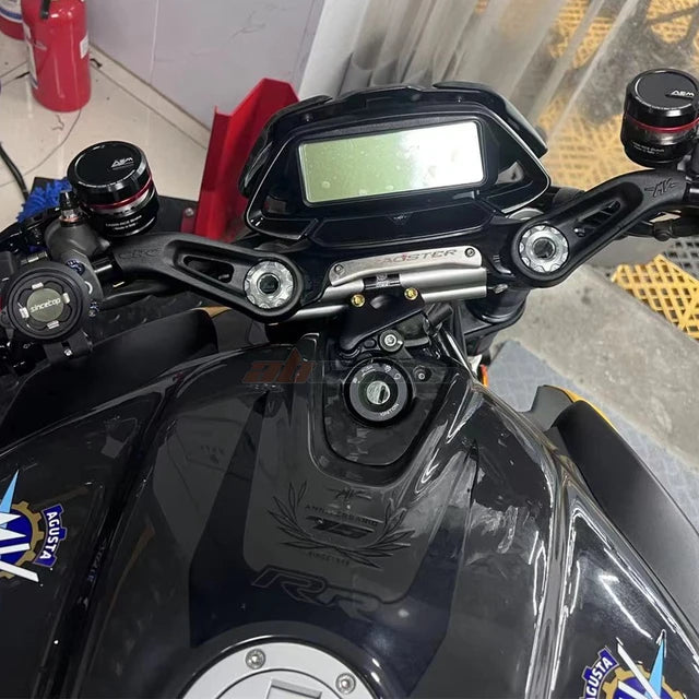 Key Guard Cover For Mv Agusta Brutale 800 Rr 2017-2019 Carbon Fiber Forged