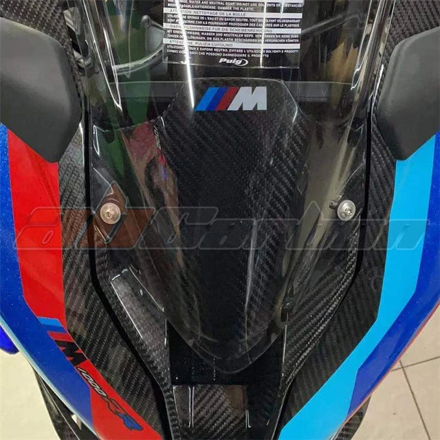 Inner Windshield Screen Dash Cover Fairing Cowl For BMW S1000RR 2019-2024 Carbon Fiber 100%