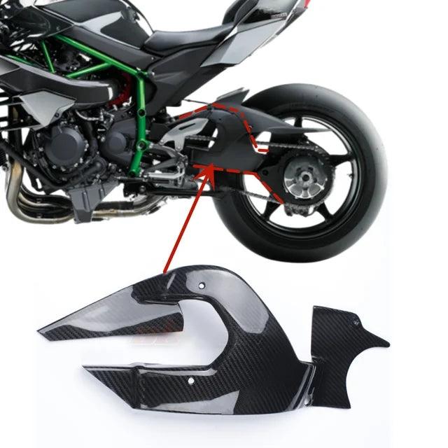 Rear Swingarm Cover Fairing Cowling For Kawasaki H2 H2R 2015-2025 H2 SX 2017+ Full Carbon Fiber 100%