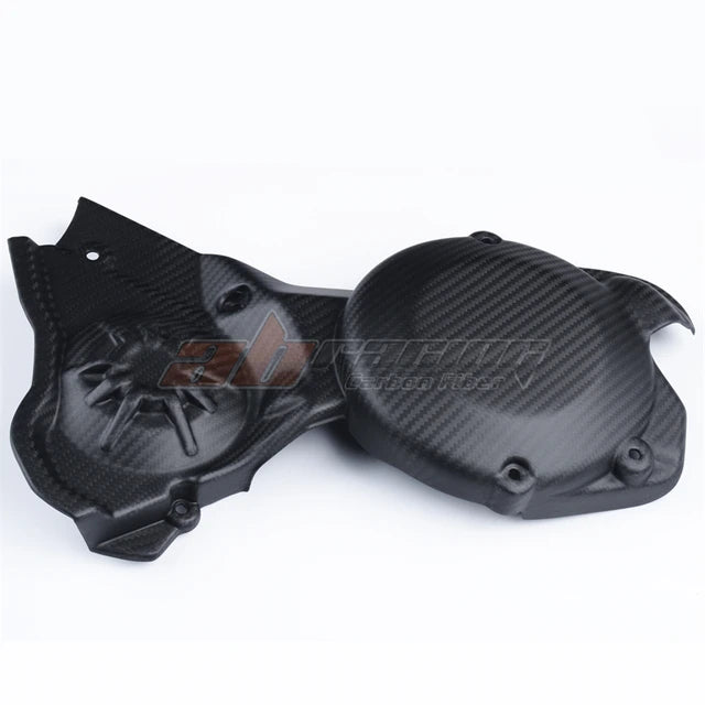 Left Engine Alternator Cover Fairing Cowling For Aprilia RS660 Tuono660 Full Carbon Fiber 100%