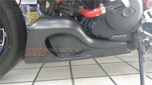 Bestem Carbon Fiber Lower Oil Belly Pan For Ducati S2R, S4R, S4RS – Gloss Finish