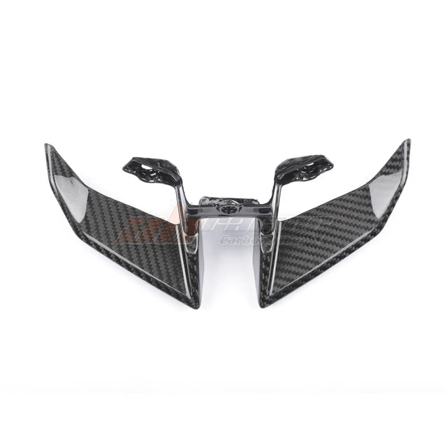 Front Head Wings Fairings For Yamaha Mt-10 Mt10 Fz-10 2016-2018 Full 100% Carbon Fiber