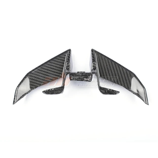 Front Head Wings Fairings For Yamaha Mt-10 Mt10 Fz-10 2016-2018 Full 100% Carbon Fiber