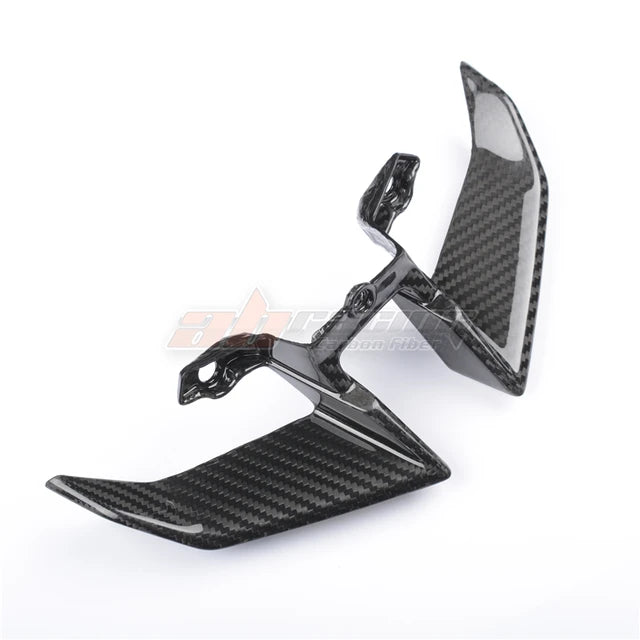 Front Head Wings Fairings For Yamaha Mt-10 Mt10 Fz-10 2016-2018 Full 100% Carbon Fiber
