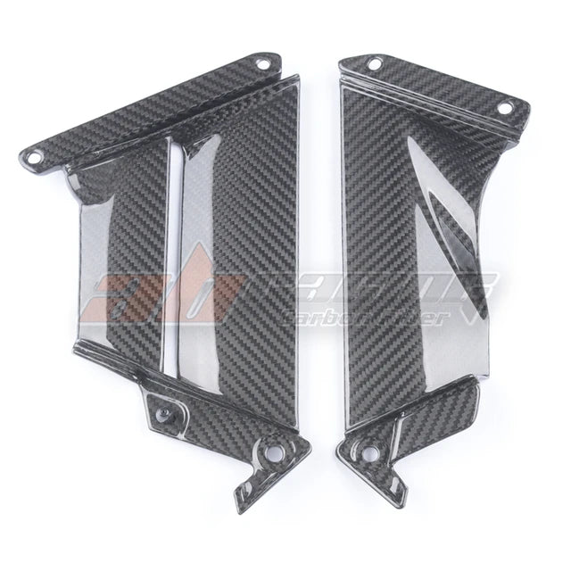 Lower Side Puller Trim Panel Intake Cover Fairing For Aprilia RSV4 2016 2020 RR RF Full Carbon Fiber 100%