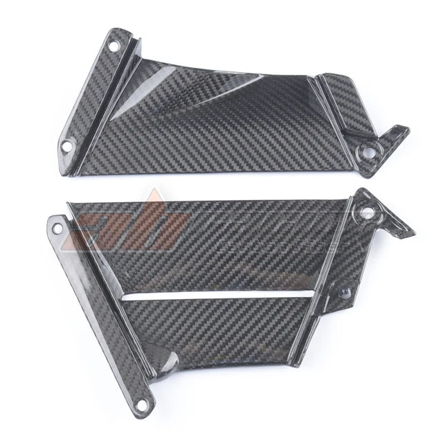 Lower Side Puller Trim Panel Intake Cover Fairing For Aprilia RSV4 2016 2020 RR RF Full Carbon Fiber 100%