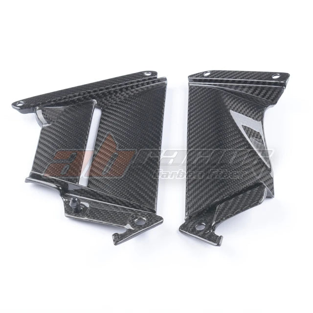 Lower Side Puller Trim Panel Intake Cover Fairing For Aprilia RSV4 2016 2020 RR RF Full Carbon Fiber 100%
