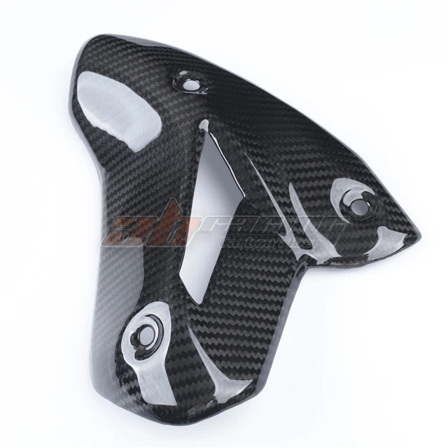 Modified Temi Exhaust Heat Shield Dedicated For Ducati Monster 1200 821 950 2023 Full Carbon Fiber 100%