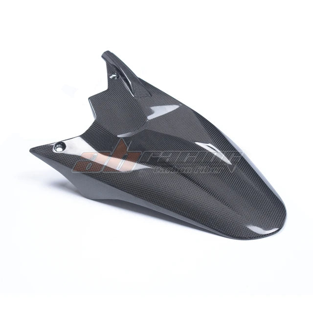 Motorcycle Black Rear Fender Tire Mudguard Cover For Ducati Multistrada 1200 2016-2017 Carbon Fiber Twill