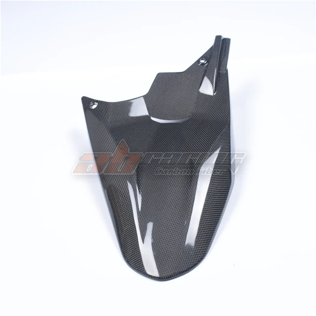 Motorcycle Black Rear Fender Tire Mudguard Cover For Ducati Multistrada 1200 2016-2017 Carbon Fiber Twill