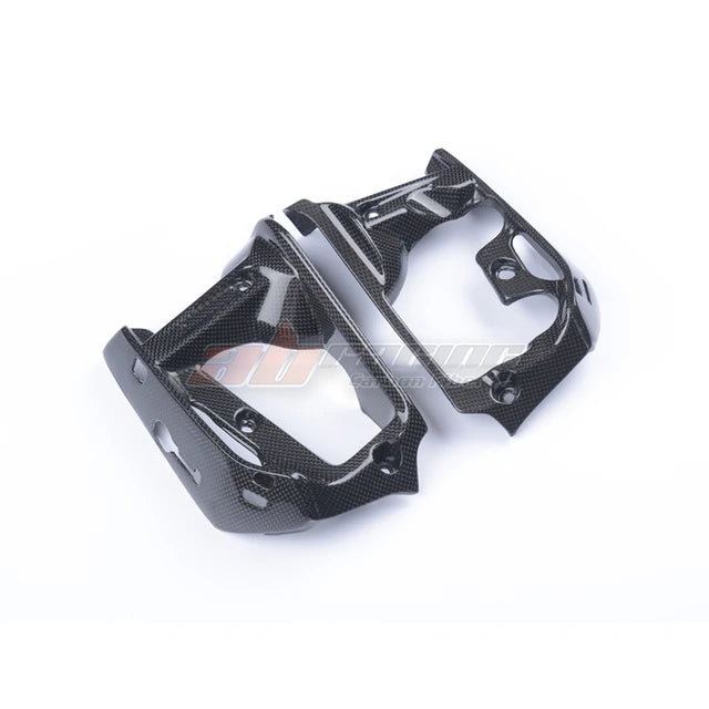 Motorcycle Black Side Covers Cowl Farings For Ducati Monster 821 1200 2014-2020 Full Carbon Fiber 100%