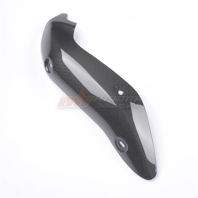 Motorcycle Exhaust Heat Shield Guard Cover For Ducati Monster 821 Full Carbon Fiber 100%