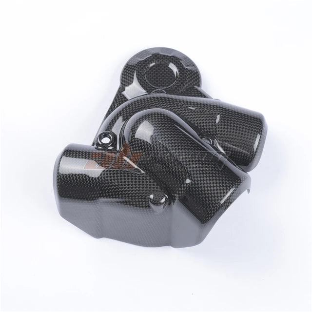 Motorcycle Side Water Coolant Reservoir Pump Cover For Ducati Multistrada 1200 2017-2020 Full Carbon Fiber 100%