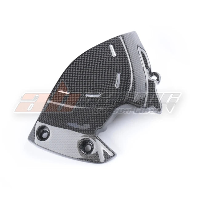 Motorcycle Black Sprocket Cover Cowl Farings For Ducati Monster 1200s 1200r 2017 Full Carbon Fiber 100%
