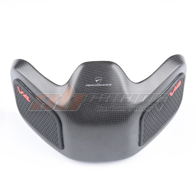 Motorcycle Tankpad Tank Cover For Ducati Streetfight V4 Panigale V4 2019-2022 Full Carbon Fiber