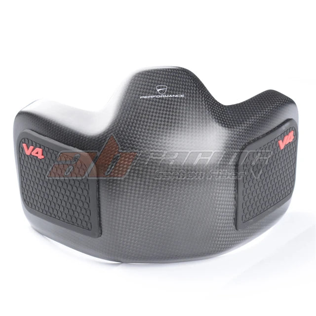 Motorcycle Tankpad Tank Cover For Ducati Streetfight V4 Panigale V4 2019-2022 Full Carbon Fiber