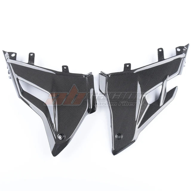 Motorcycle Undertray Panels Cover Cowl Farings For Ducati Streetfighter V4 V4s 2020-2021 Full Carbon Fiber 100%