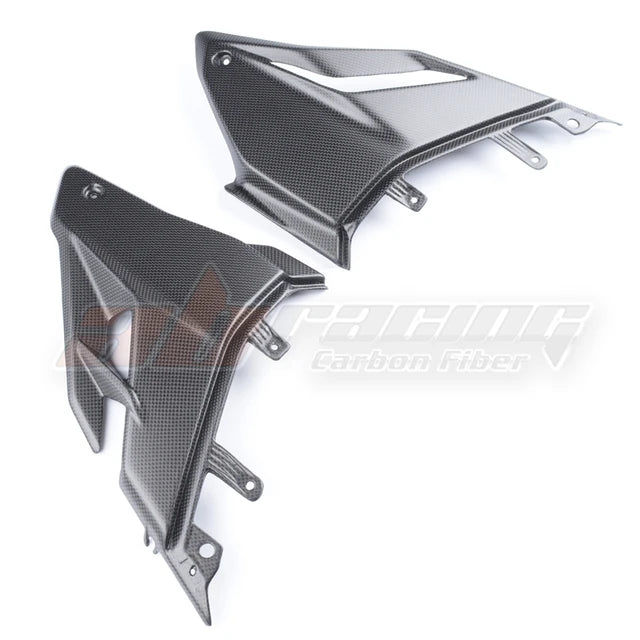 Motorcycle Undertray Panels Cover Cowl Farings For Ducati Streetfighter V4 V4s 2020-2021 Full Carbon Fiber 100%