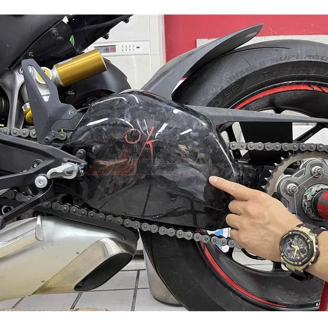 Racing Rear Swingarm Frame Fairing Cowling For Ducati V4 V4s 2018-2021 Full Forged Carbon Fiber