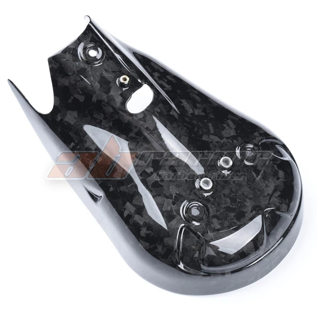 Rear Exhaust Mid Pipe Cover Cowl Fairing For Ducati Streetfighter V2 2021-2022 Full Carbon Fiber 100%