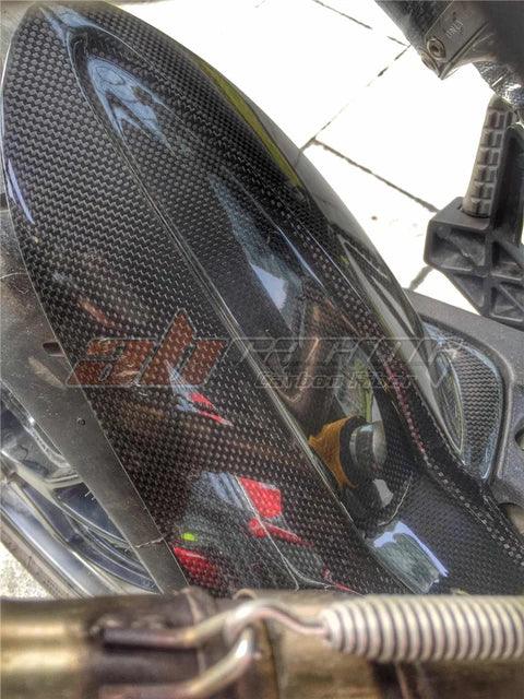 Carbon Fiber Rear Hugger Fender Mudguard  Carbon Fiber Ducati Monster 821 - Rear